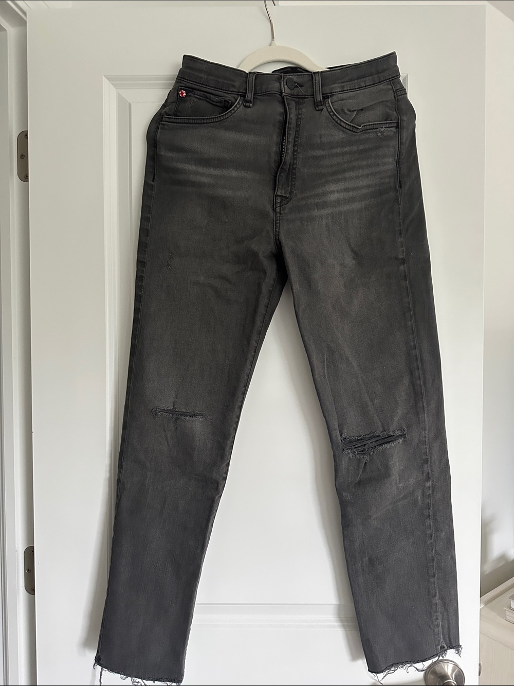 Hudson Kass High Rise Straight Ankle